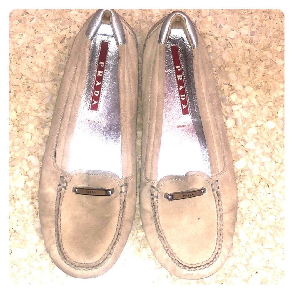 🔥SALE🔥 Prada suede driving loafers